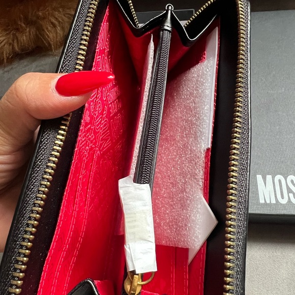 LOVE MOSCHINO WALLET WITH HEART ZIPPER - Picture 5 of 5